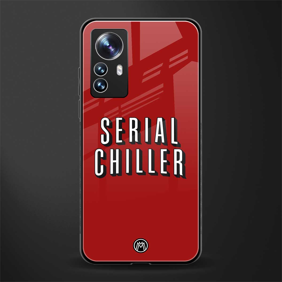 serial chiller netflix back phone cover | glass case for xiaomi 12 pro