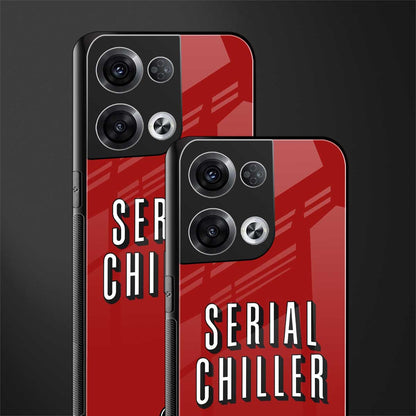 serial chiller netflix back phone cover | glass case for oppo reno 8