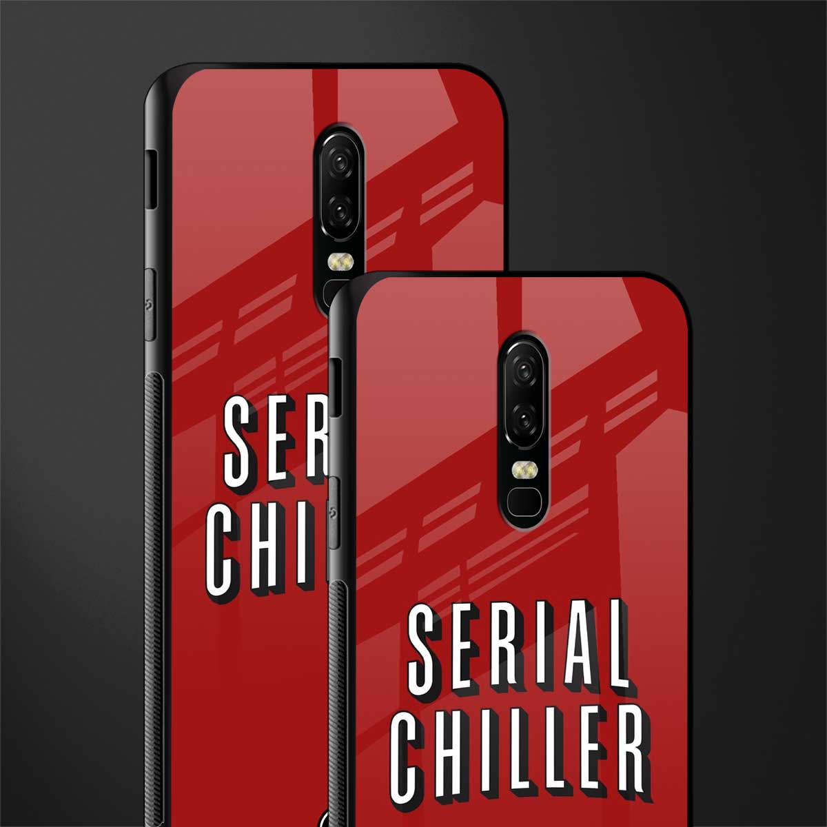 serial chiller netflix glass case for oneplus 6 image-2