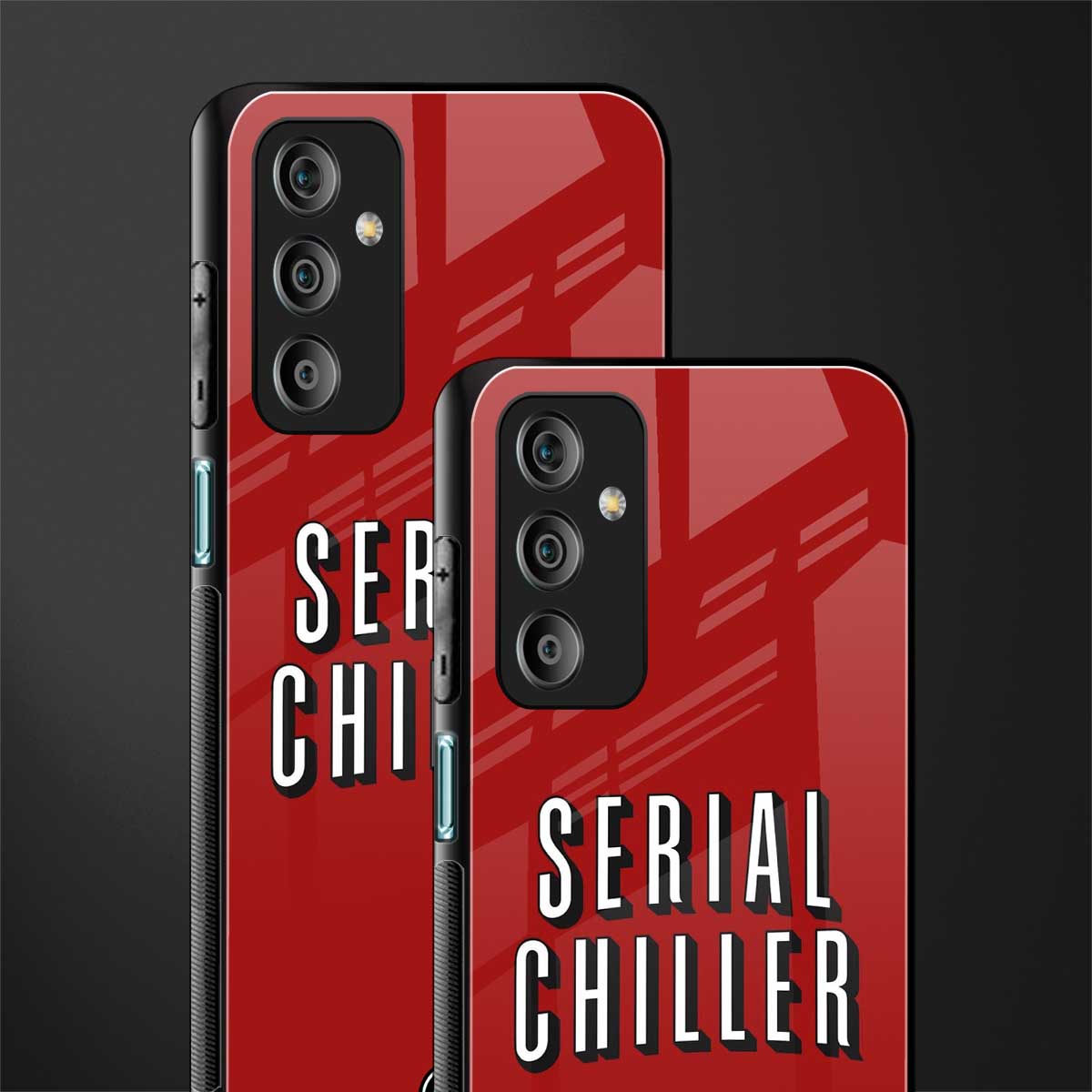 serial chiller netflix back phone cover | glass case for samsung galaxy f23 5g