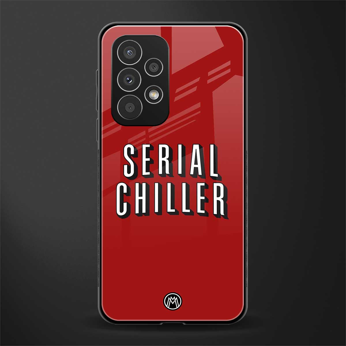 serial chiller netflix back phone cover | glass case for samsung galaxy a33 5g