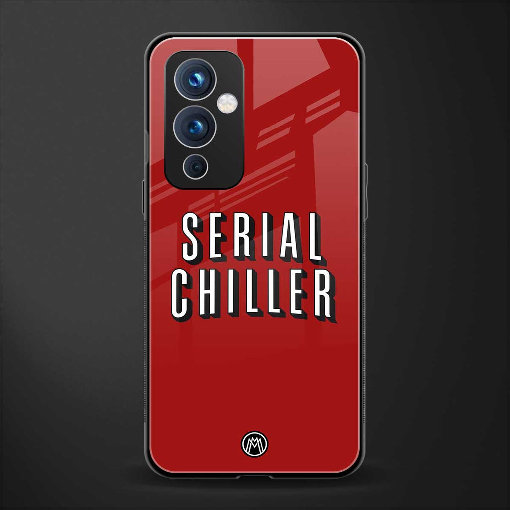 serial chiller netflix back phone cover | glass case for oneplus 9