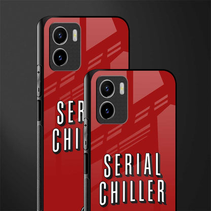 serial chiller netflix back phone cover | glass case for vivo y72