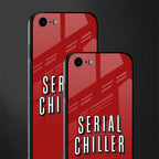 serial chiller netflix glass case for iphone se 2020 image-2