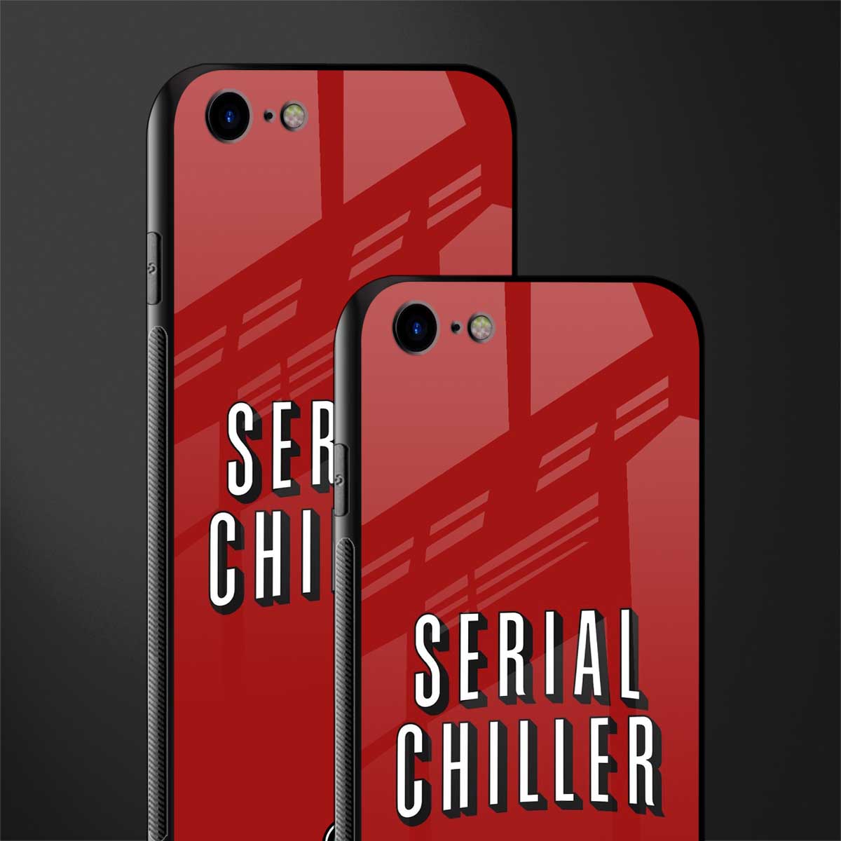 serial chiller netflix glass case for iphone se 2020 image-2