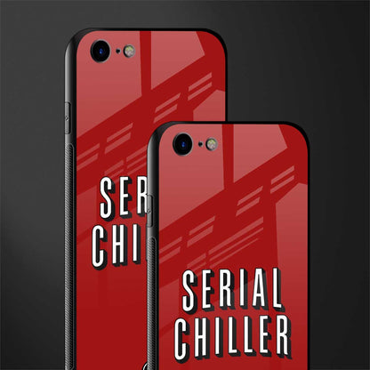 serial chiller netflix glass case for iphone se 2020 image-2