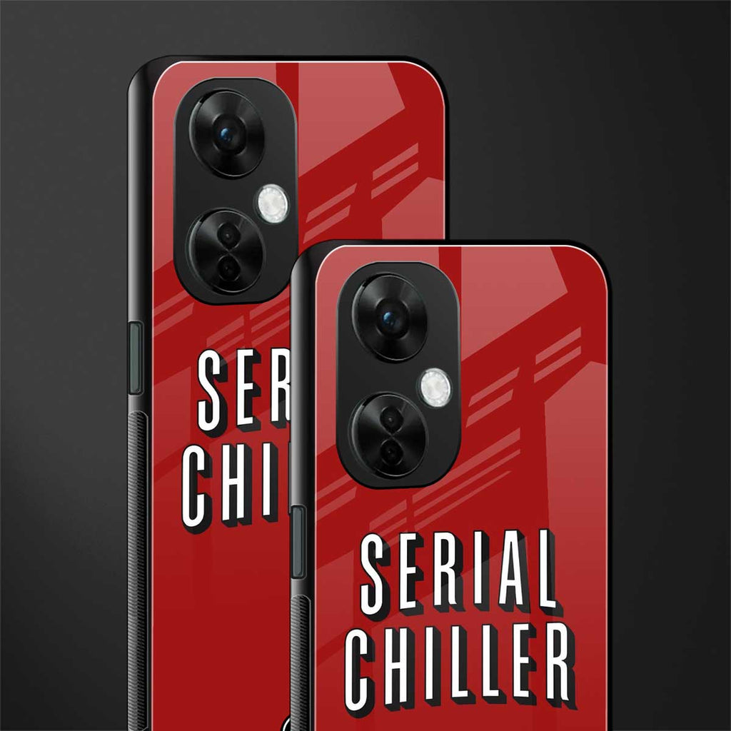 serial chiller netflix back phone cover | glass case for oneplus nord ce 3 lite
