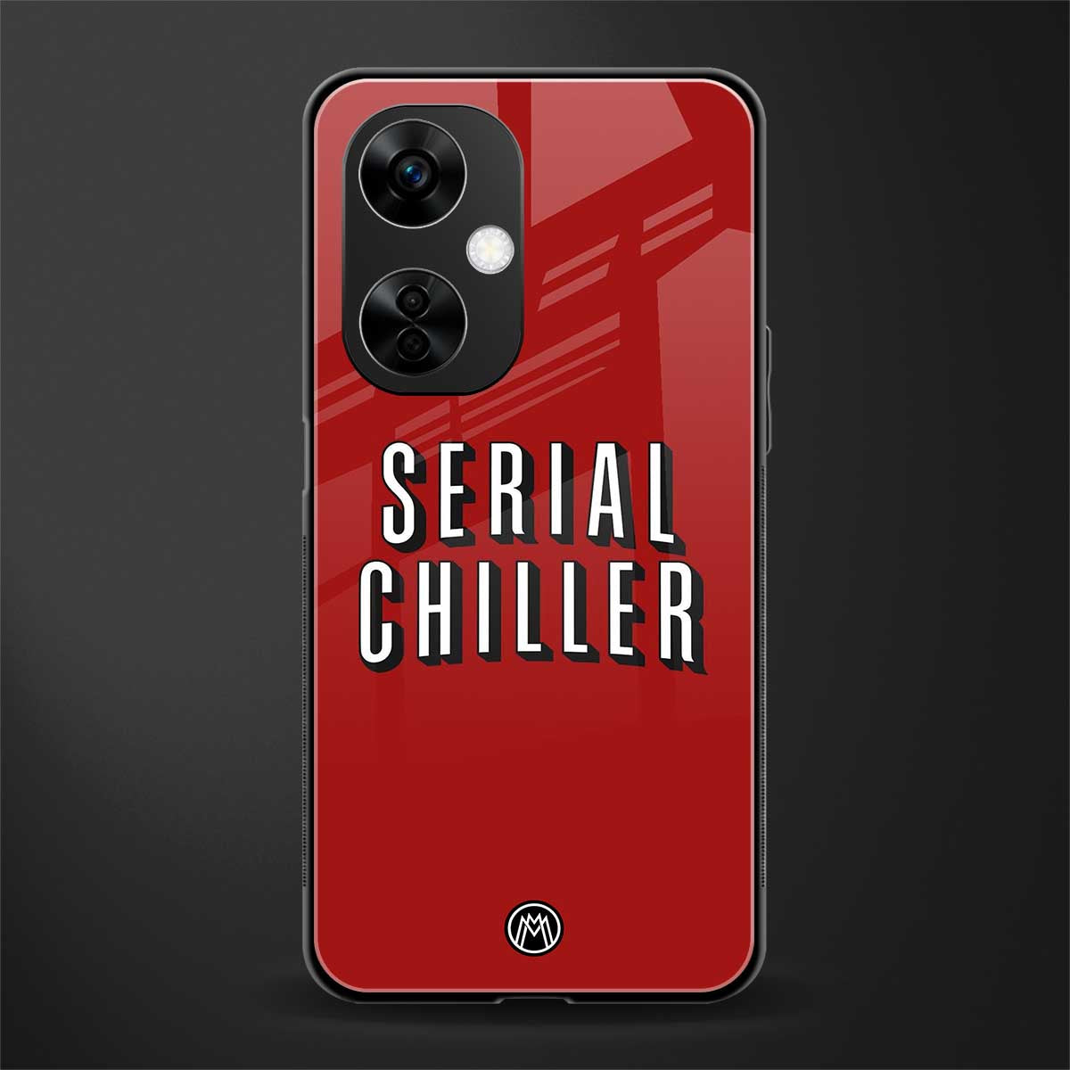serial chiller netflix back phone cover | glass case for oneplus nord ce 3 lite