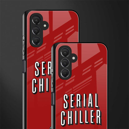 serial chiller netflix back phone cover | glass case for samsun galaxy a24 4g