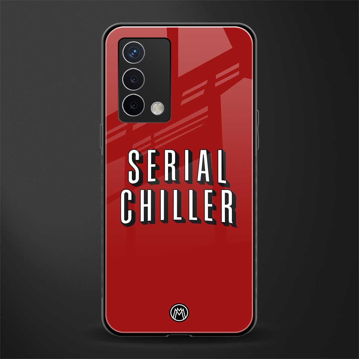 serial chiller netflix back phone cover | glass case for oppo a74 4g