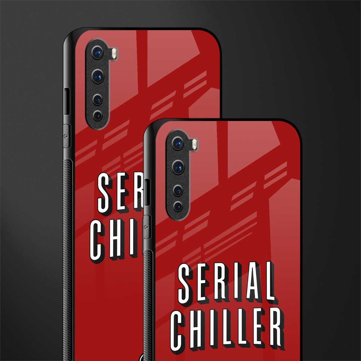 serial chiller netflix glass case for oneplus nord ac2001 image-2