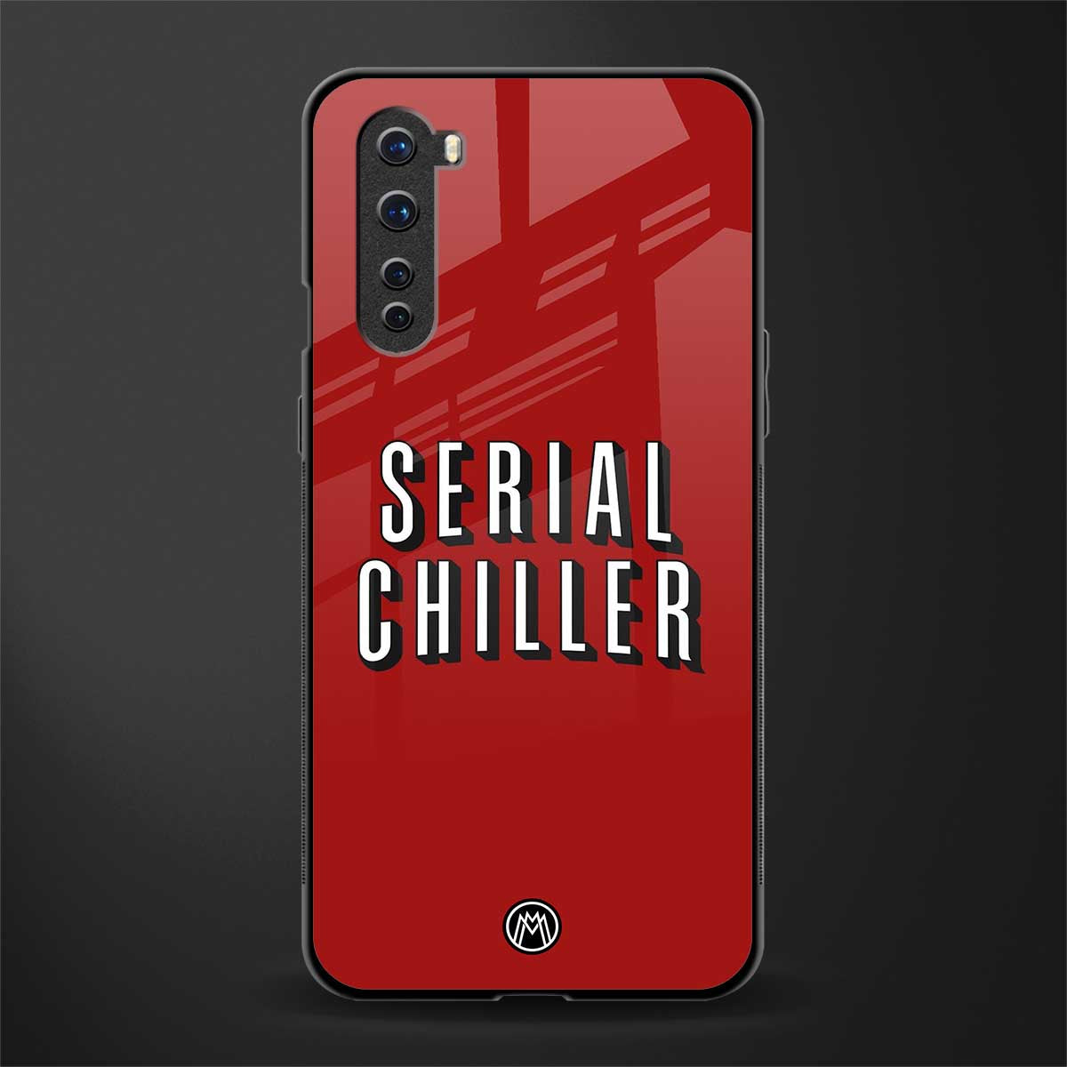serial chiller netflix glass case for oneplus nord ac2001 image
