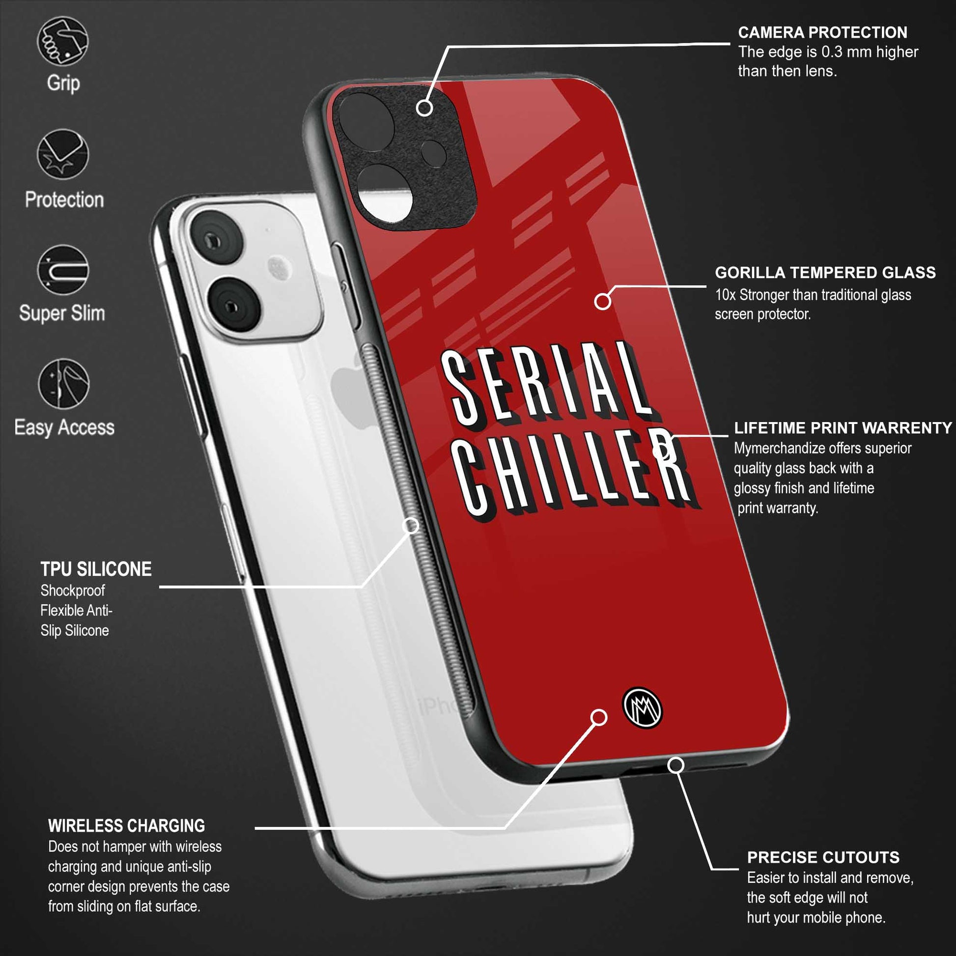 serial chiller netflix glass case for oneplus 10 pro 5g image-4