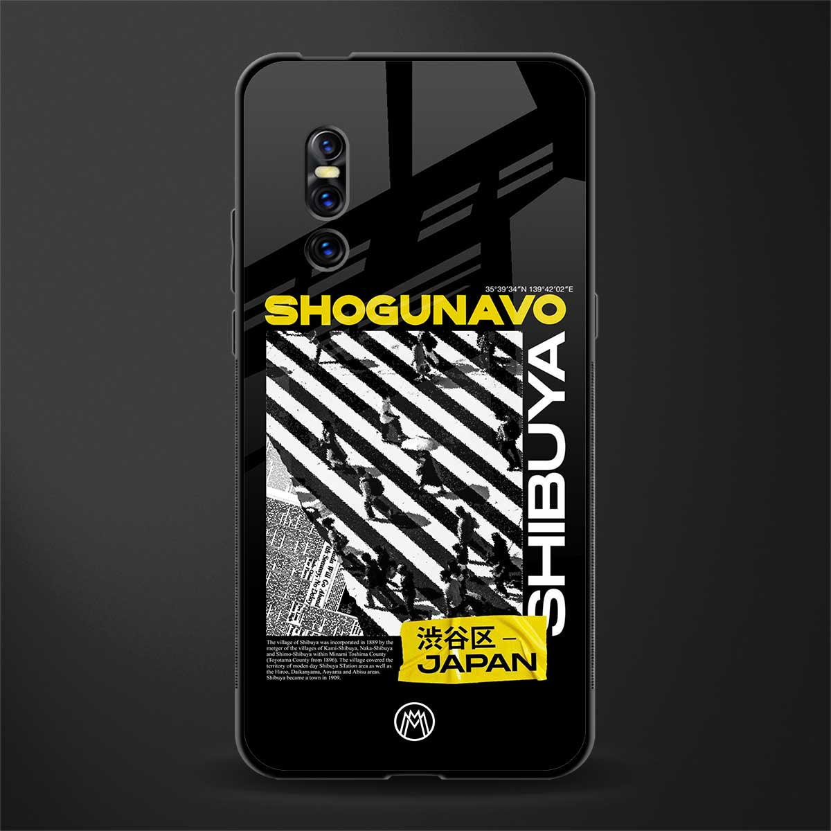 shogunavo shibuya glass case for vivo v15 pro image