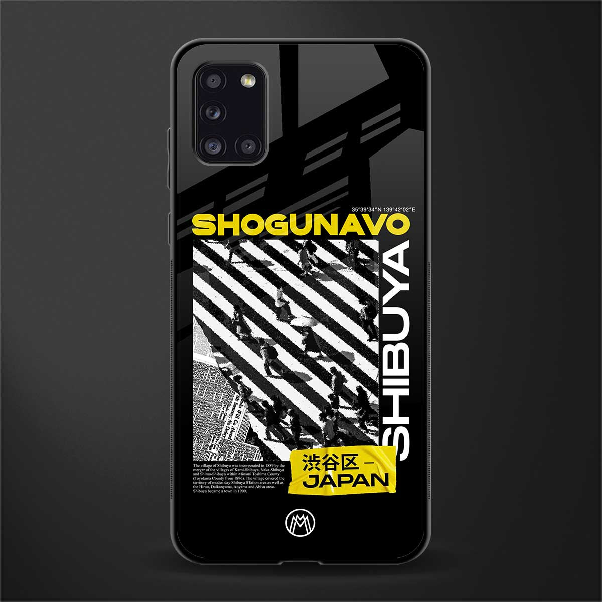 shogunavo shibuya glass case for samsung galaxy a31 image