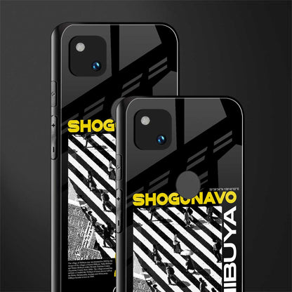 shogunavo shibuya back phone cover | glass case for google pixel 4a 4g