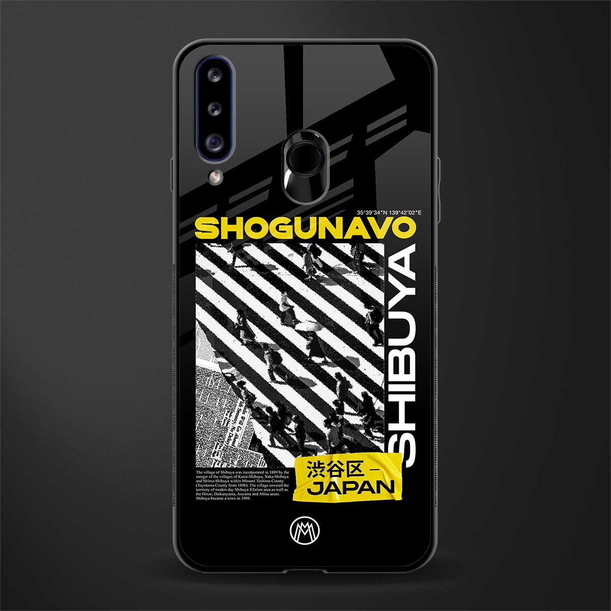 shogunavo shibuya glass case for samsung galaxy a20s image