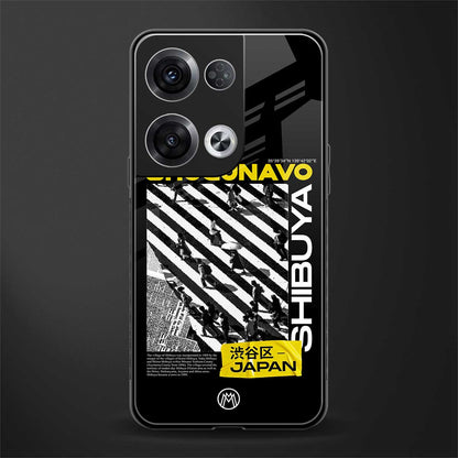 shogunavo shibuya back phone cover | glass case for oppo reno 8 pro