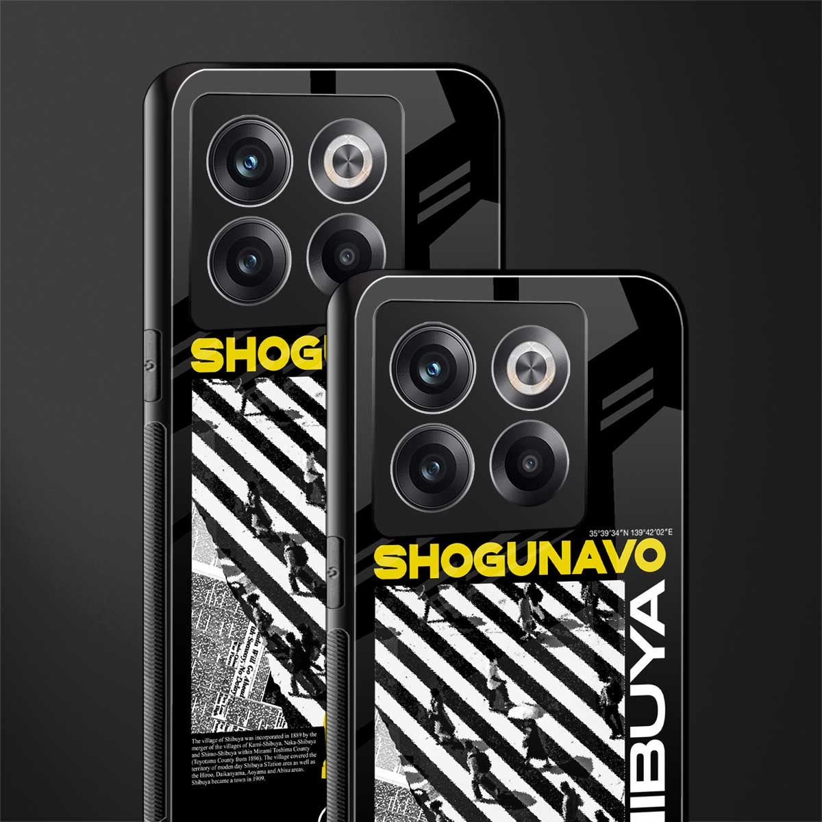 shogunavo shibuya back phone cover | glass case for oneplus 10t