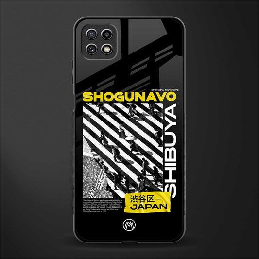 shogunavo shibuya back phone cover | glass case for samsung galaxy f42