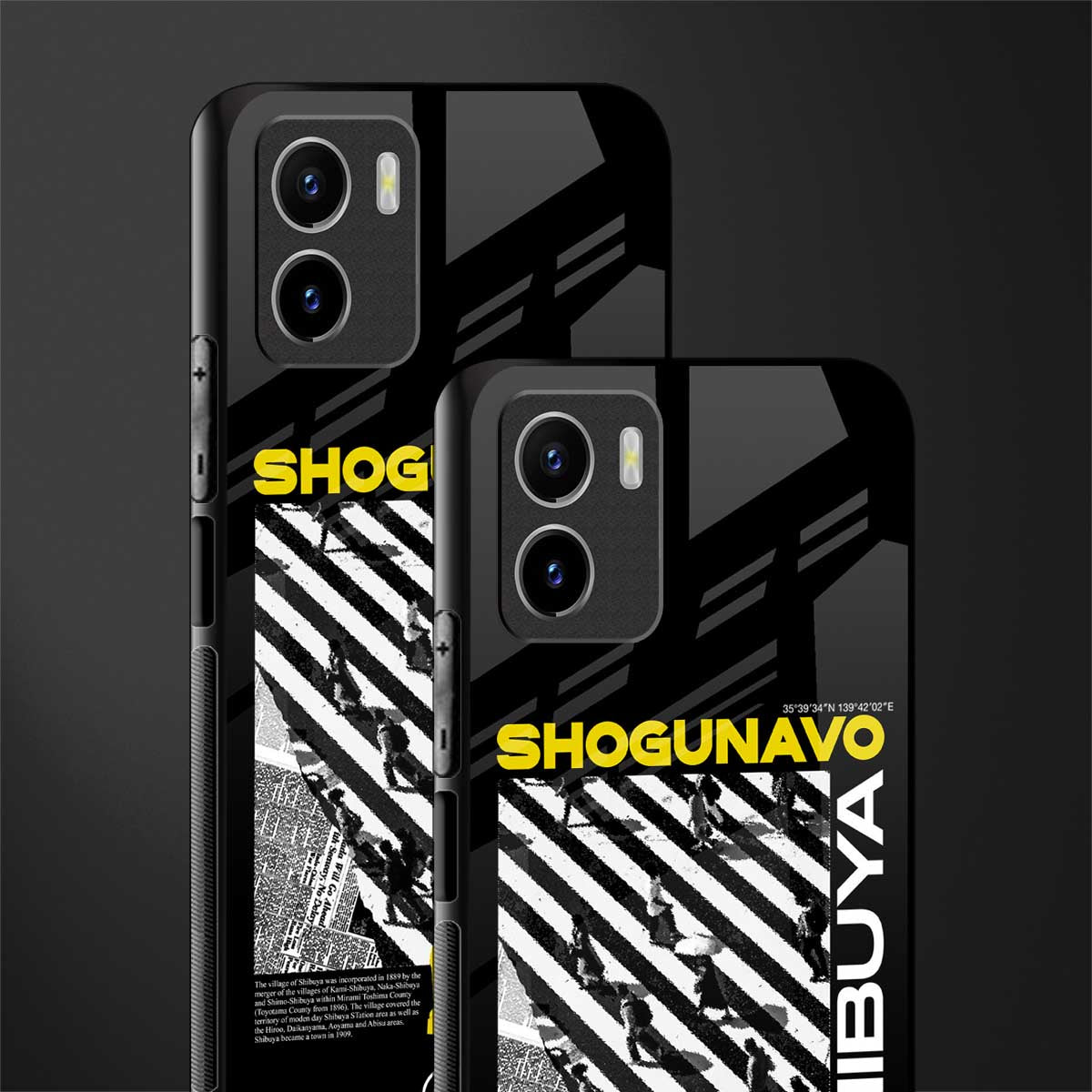 shogunavo shibuya back phone cover | glass case for vivo y72
