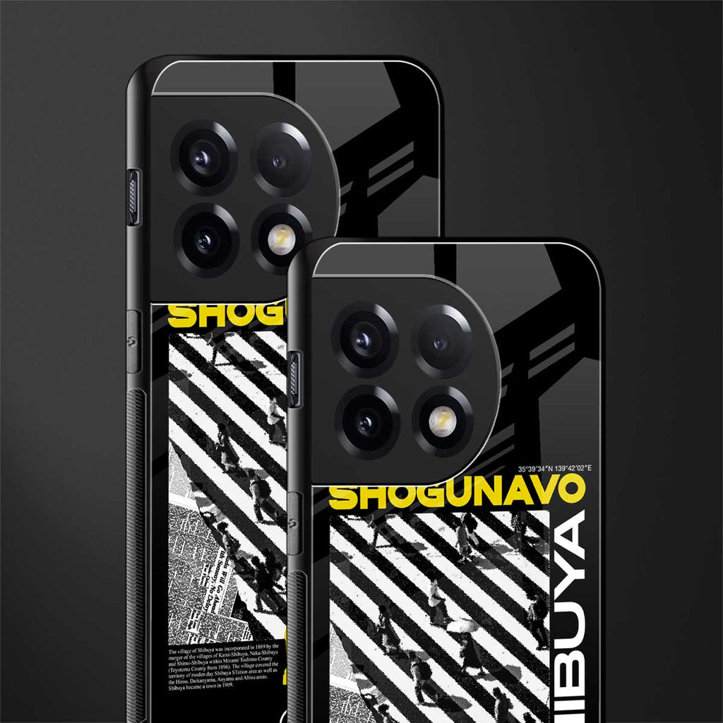 shogunavo shibuya back phone cover | glass case for oneplus 11r