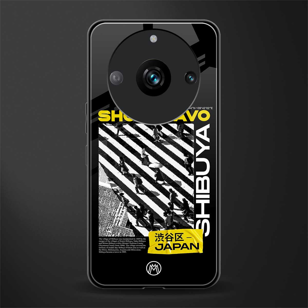 shogunavo shibuya back phone cover | glass case for realme 11 pro 5g
