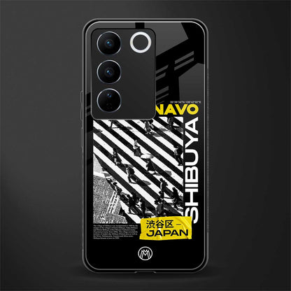 shogunavo shibuya back phone cover | glass case for vivo v27 pro 5g