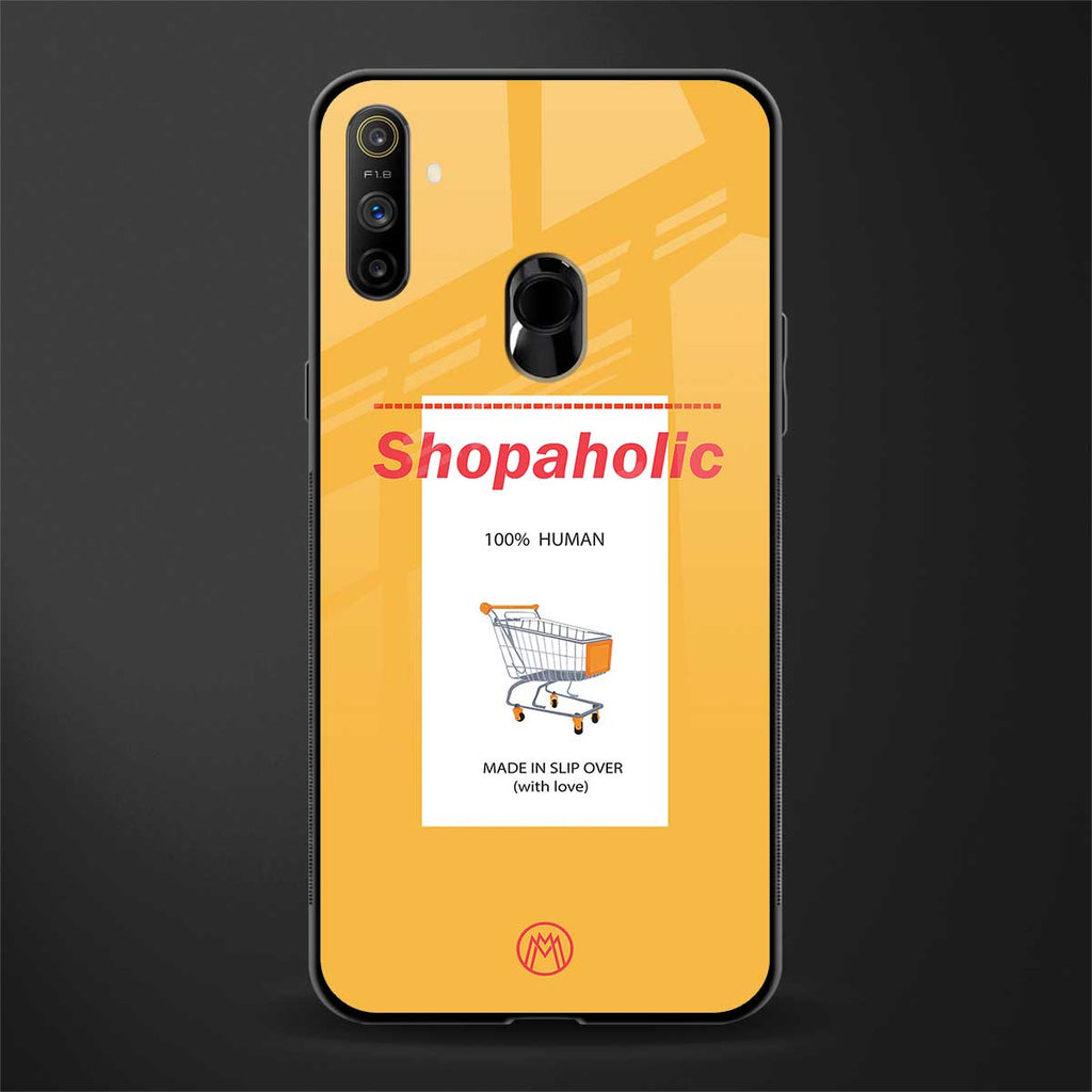 shopaholic glass case for realme narzo 10a image