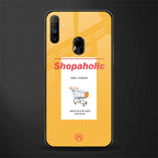 shopaholic glass case for realme narzo 10a image