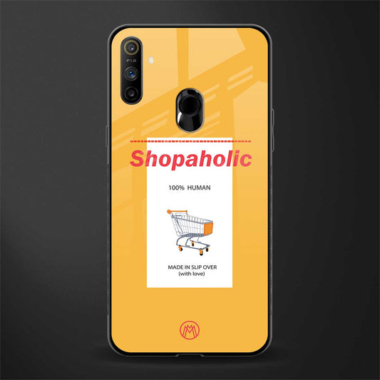 shopaholic glass case for realme narzo 20a image