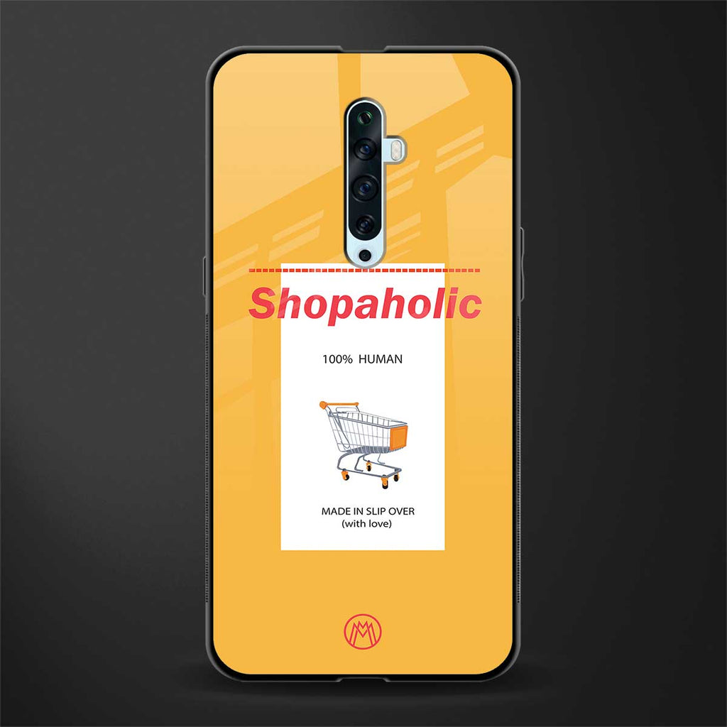 shopaholic glass case for oppo reno 2z image