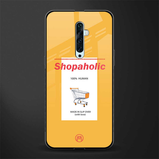 shopaholic glass case for oppo reno 2f image