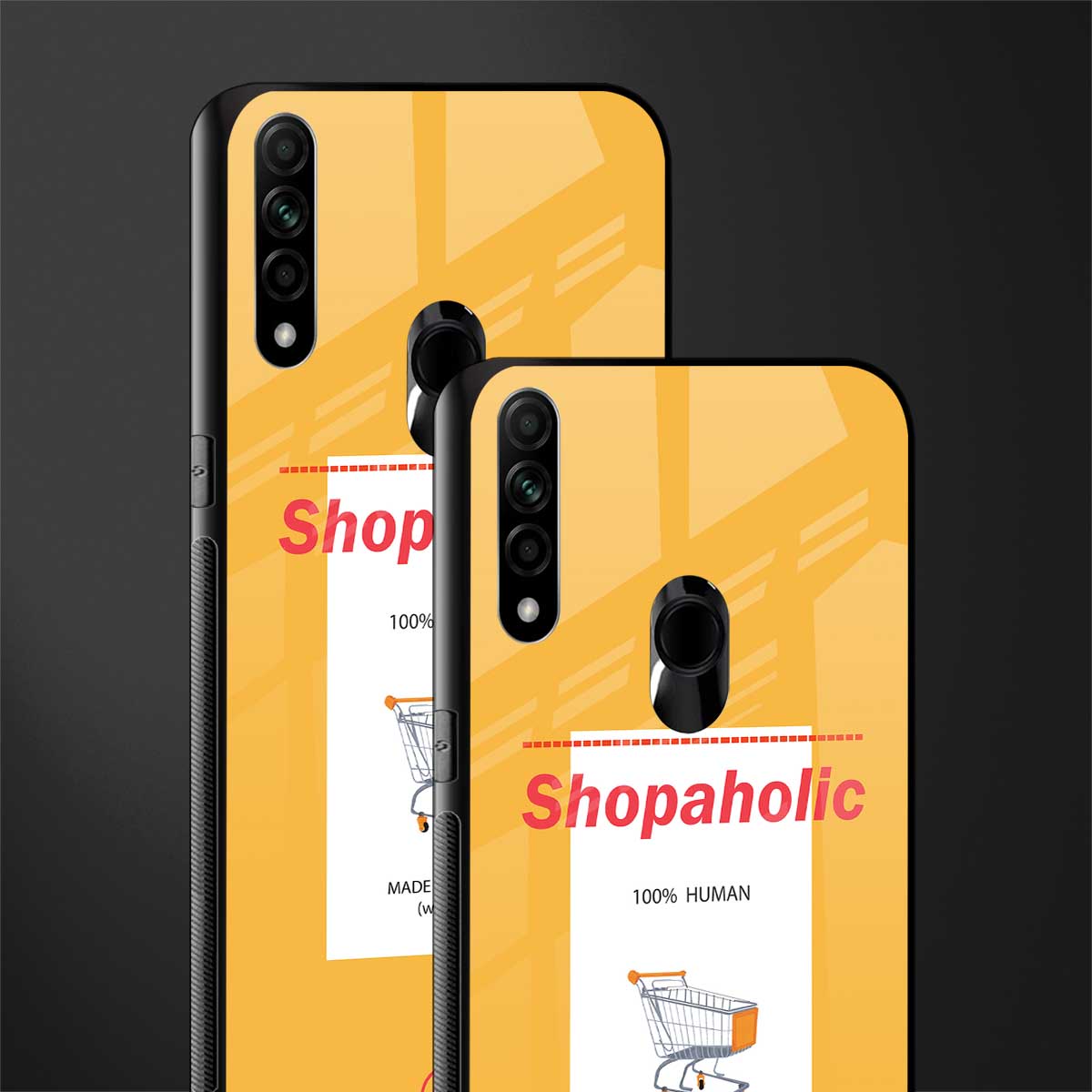 shopaholic glass case for oppo a31 image-2