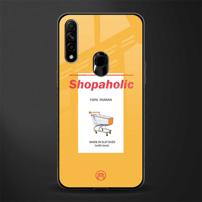 shopaholic glass case for oppo a31 image