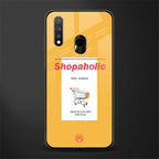 shopaholic glass case for vivo u20 image
