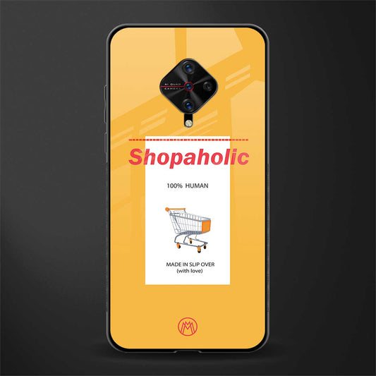 shopaholic glass case for vivo s1 pro image