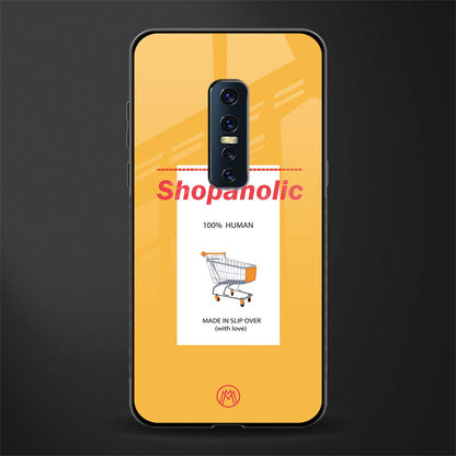 shopaholic glass case for vivo v17 pro image