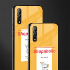 shopaholic glass case for vivo s1 image-2