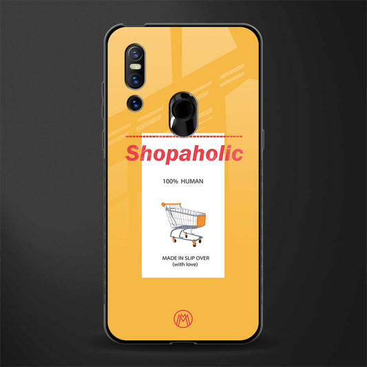 shopaholic glass case for vivo v15 image
