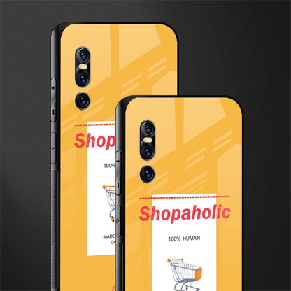 shopaholic glass case for vivo v15 pro image-2
