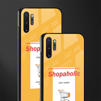 shopaholic glass case for samsung galaxy note 10 plus image-2