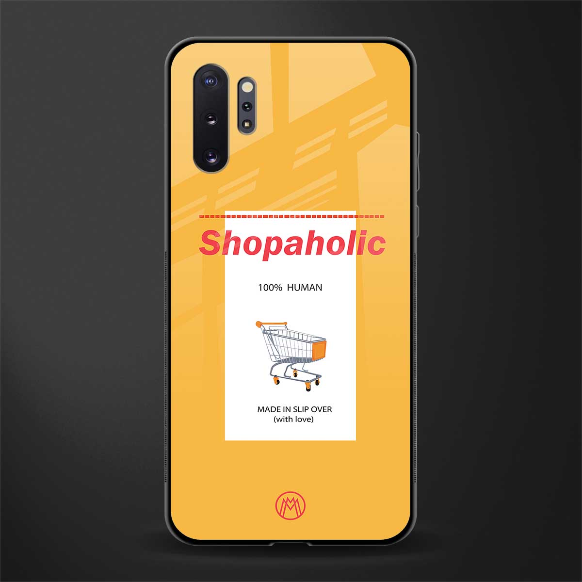 shopaholic glass case for samsung galaxy note 10 plus image