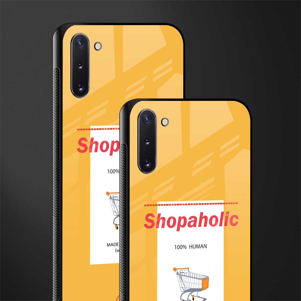 shopaholic glass case for samsung galaxy note 10 image-2