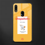 shopaholic glass case for redmi note 7 pro image