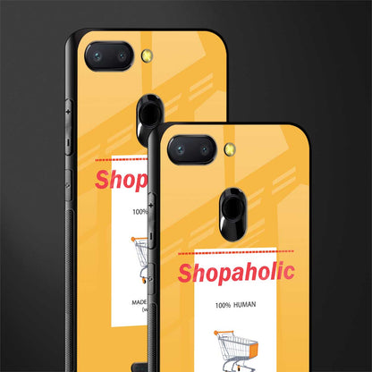 shopaholic glass case for redmi 6 image-2