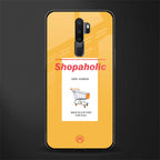shopaholic glass case for oppo a5 2020 image
