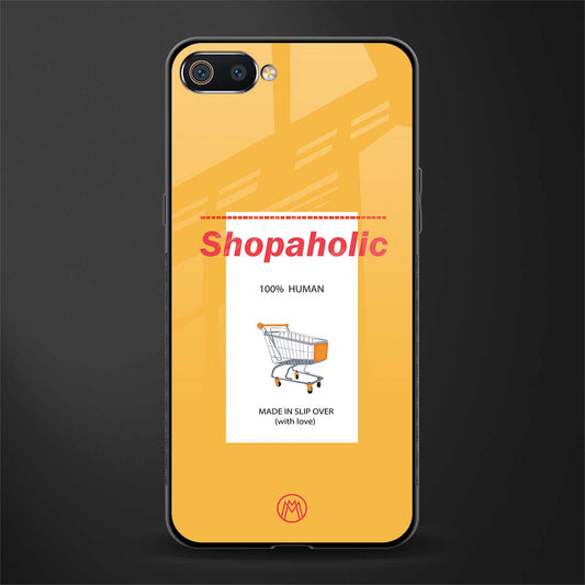shopaholic glass case for oppo a1k image