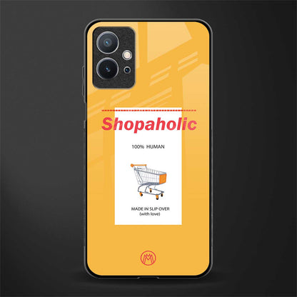 shopaholic glass case for vivo t1 5g image