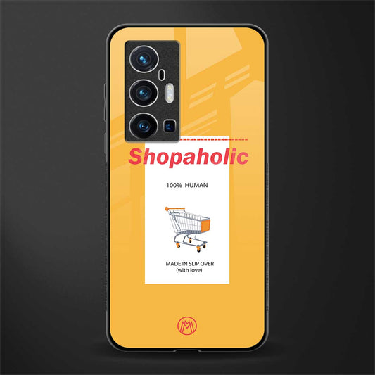 shopaholic glass case for vivo x70 pro plus image